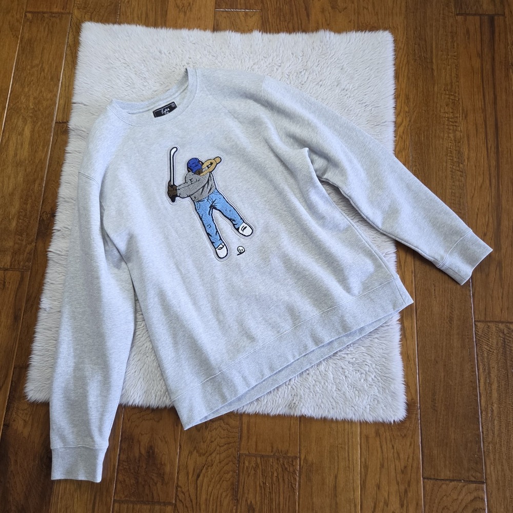 Eastside Golf Swingman Crew Crewneck Sweatshirt Men's XL Gray